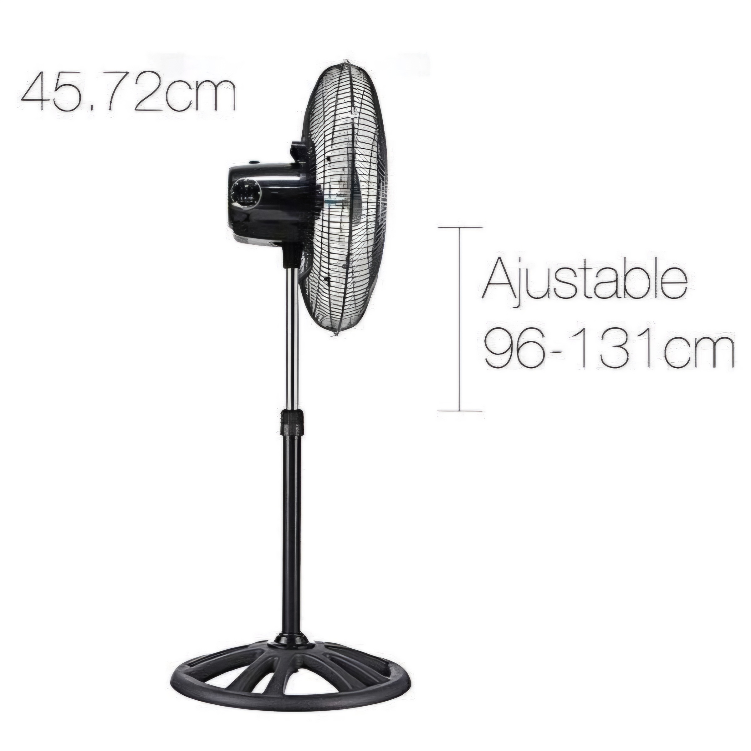 Mytek Ventilador de Pedestal Industrial de 18" - Image 4